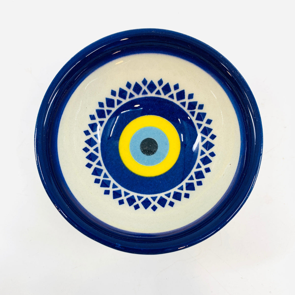 Handmade Turkish Evil Eye Bowl 8 Decor Natto USA 