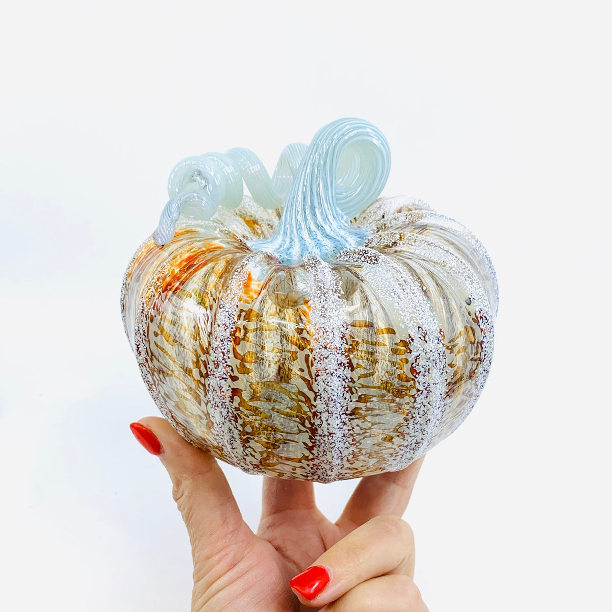 Daily Pumpkin 698 Holiday Squat Gabby Luke Adams Glass Blowing Studio 