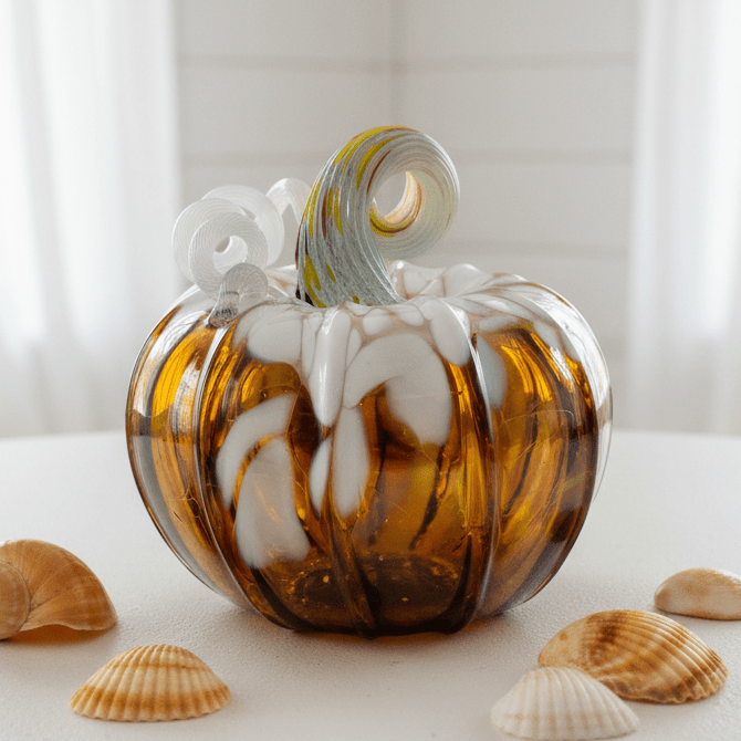 Daily Pumpkin 1630 Squat Gabby Luke Adams Glass Blowing Studio 