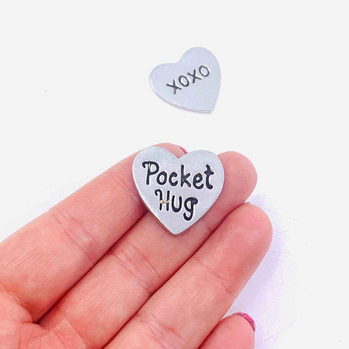 Pewter Good Luck Coin, Pocket Hug