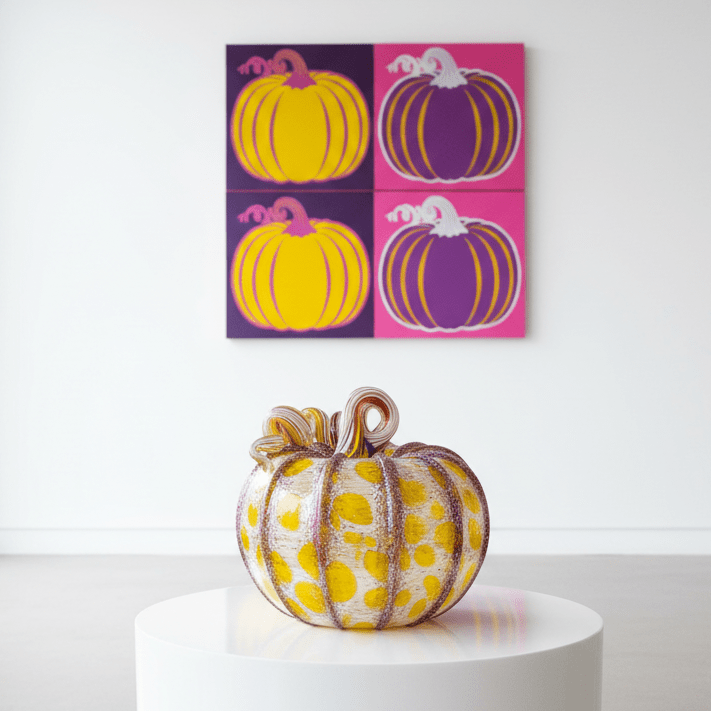 Daily Pumpkin 1003 Squat Gabby Luke Adams Glass Blowing Studio 