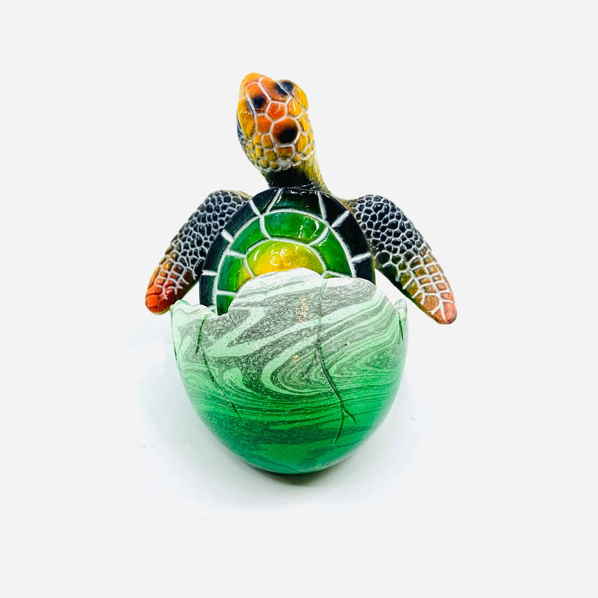 Blue Hatchling Bobble-Head Décor