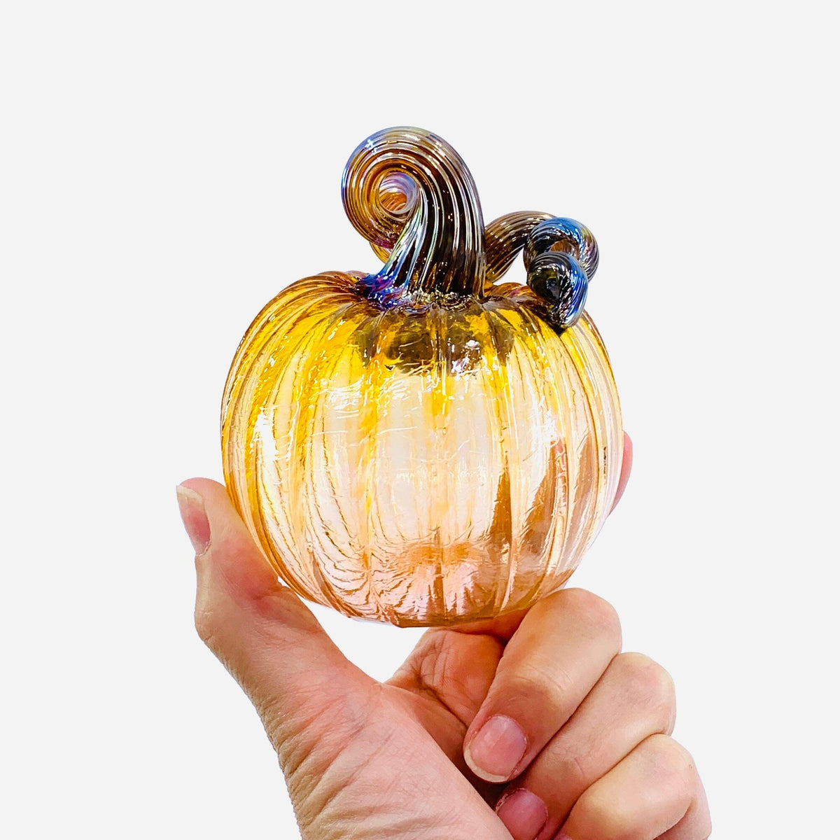 Daily Pumpkin 2640 Mini Gabby Luke Adams Glass Blowing Studio 