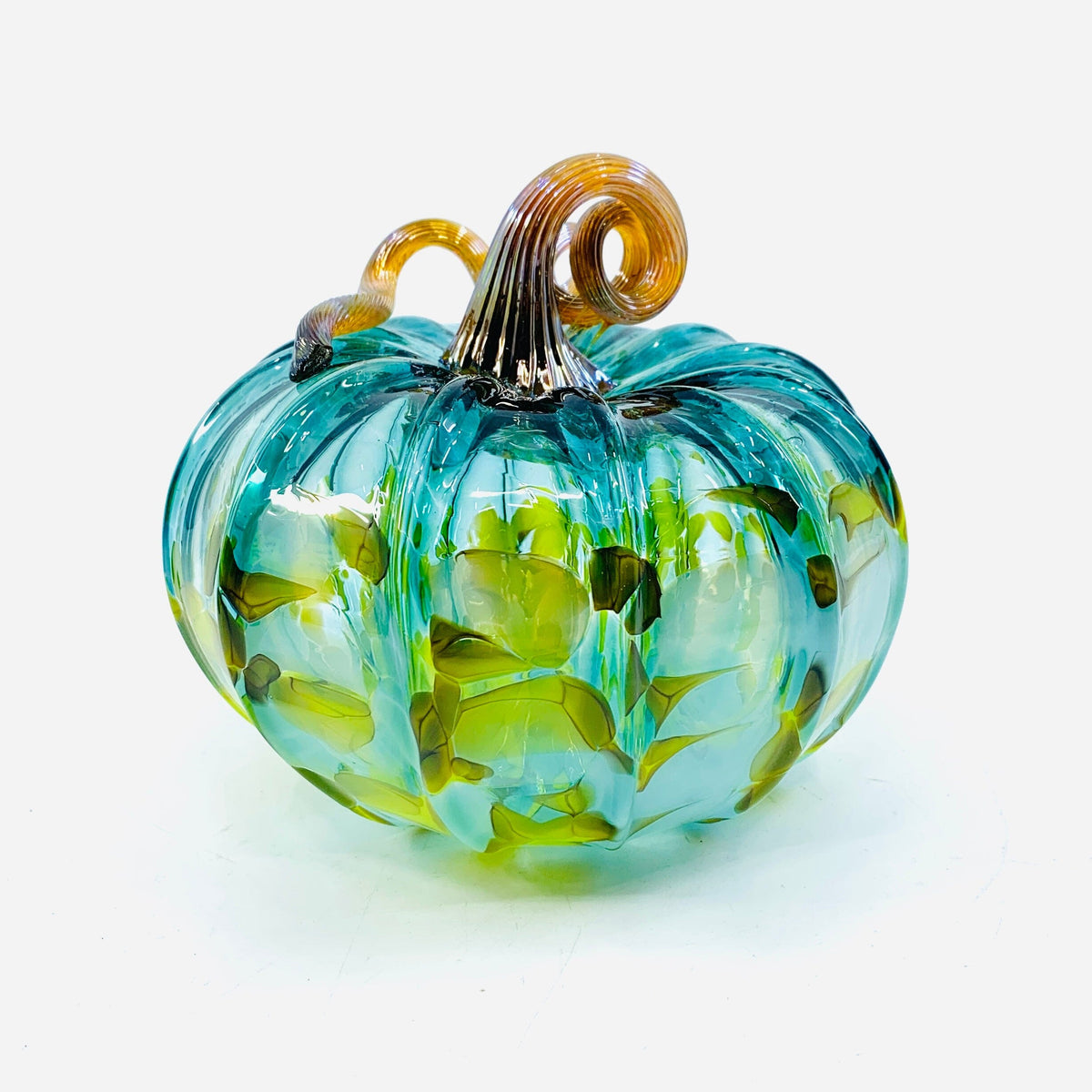 Daily Pumpkin 3717 Fall Squat Gabby Luke Adams Glass Blowing Studio 