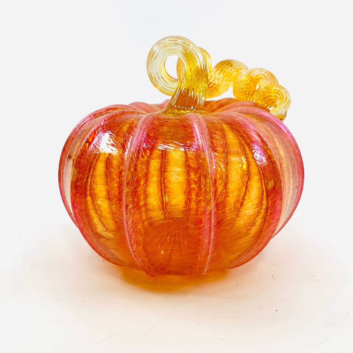 Daily Pumpkin 50 Fall Shimmer Squat Daily Pumpkin Luke Adams Glass Blowing Studio 