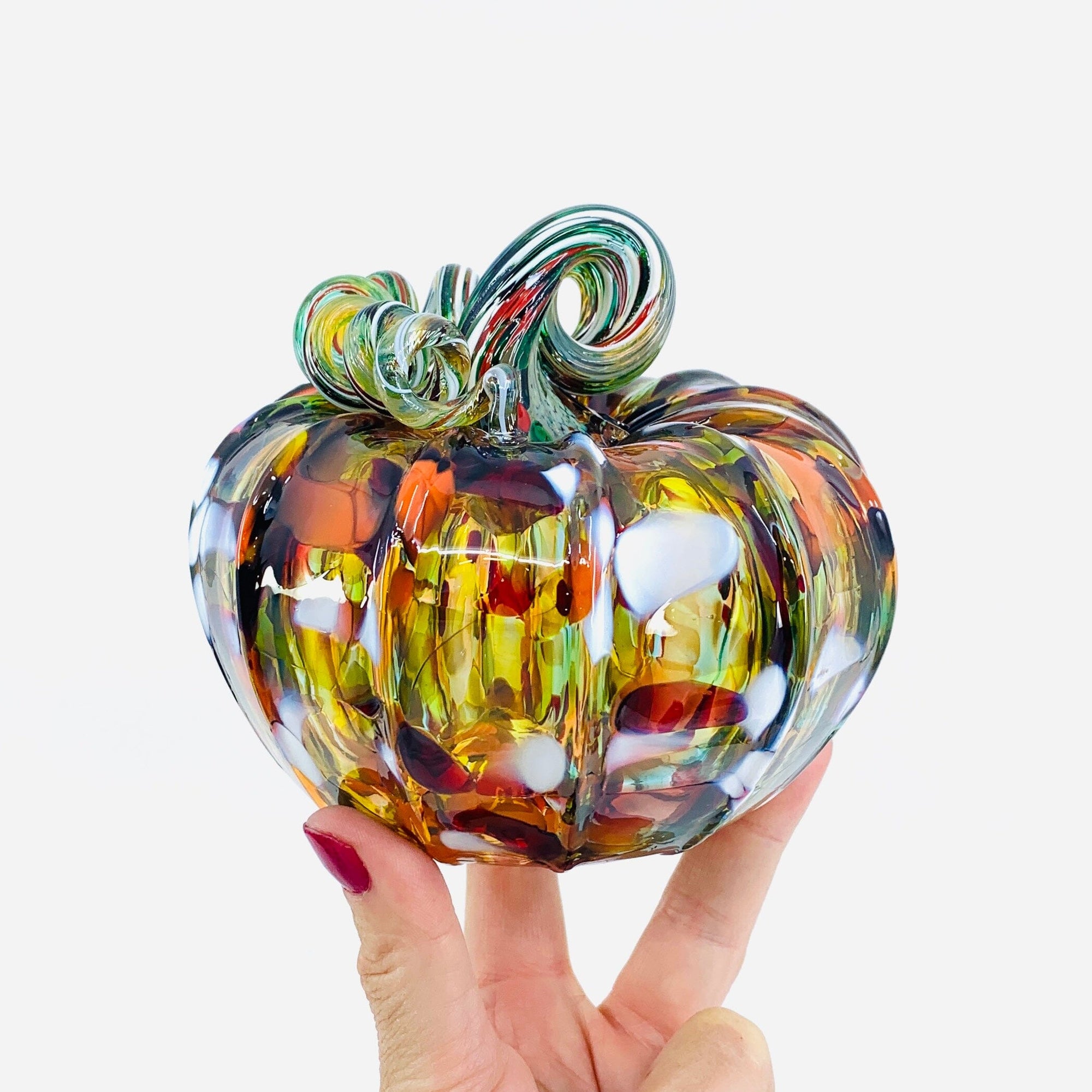 Daily Pumpkin 1949 Holiday Squat Gabby Luke Adams Glass Blowing Studio 