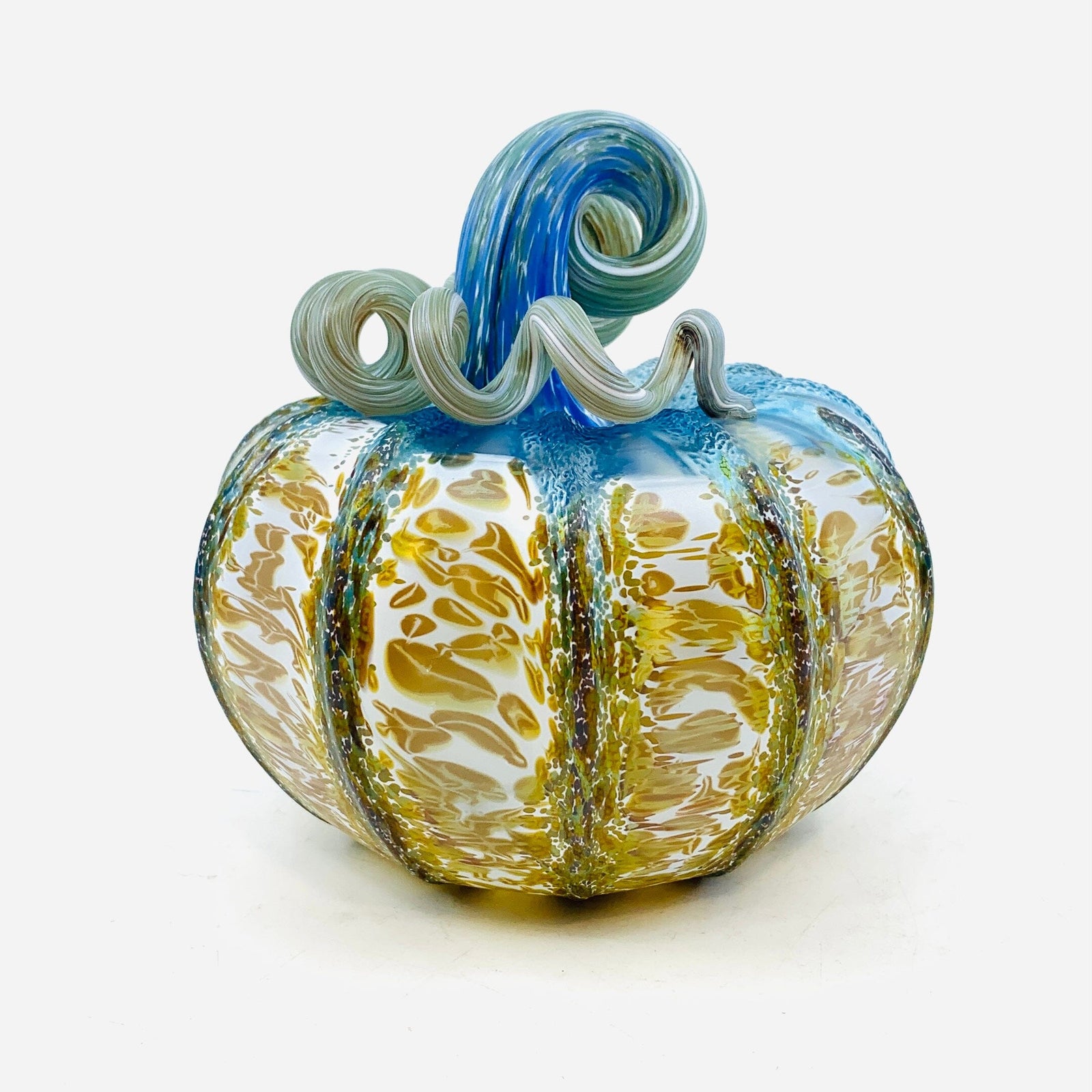 Daily Pumpkin 681 Coastal Matte Squat Gabby Luke Adams Glass Blowing Studio 