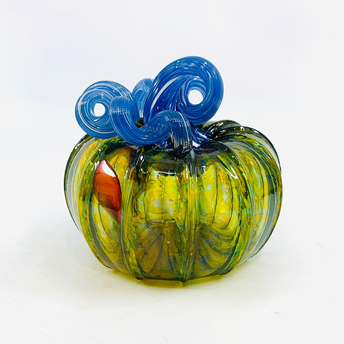 Daily Pumpkin 1032 “Oops” Squat Gabby Luke Adams Glass Blowing Studio 