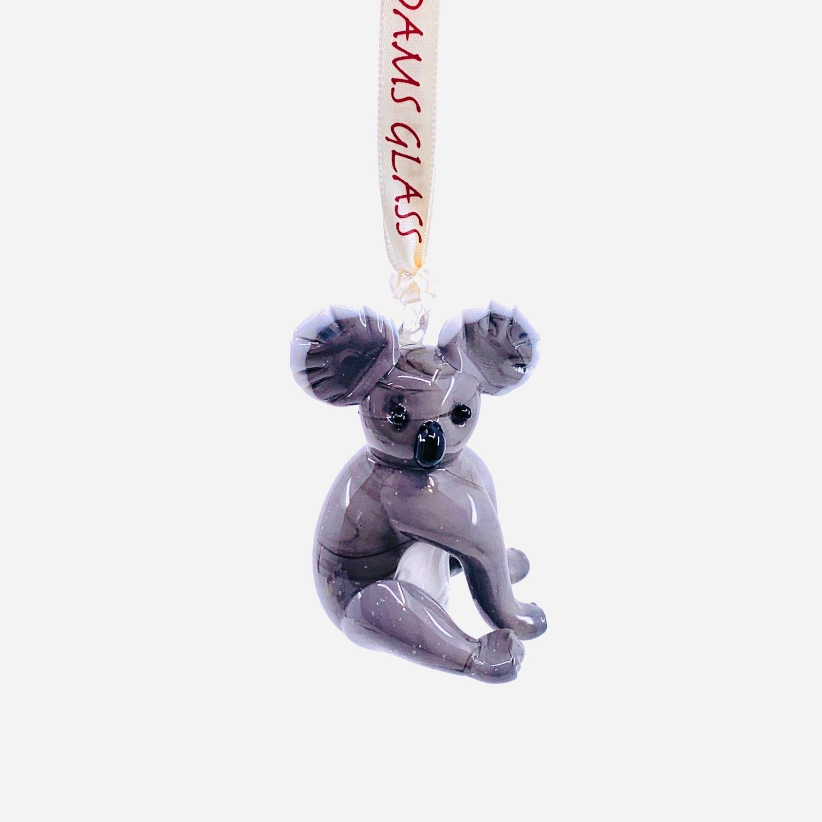 Ribbon Glass Ornament 22, Koala Art Studio 
