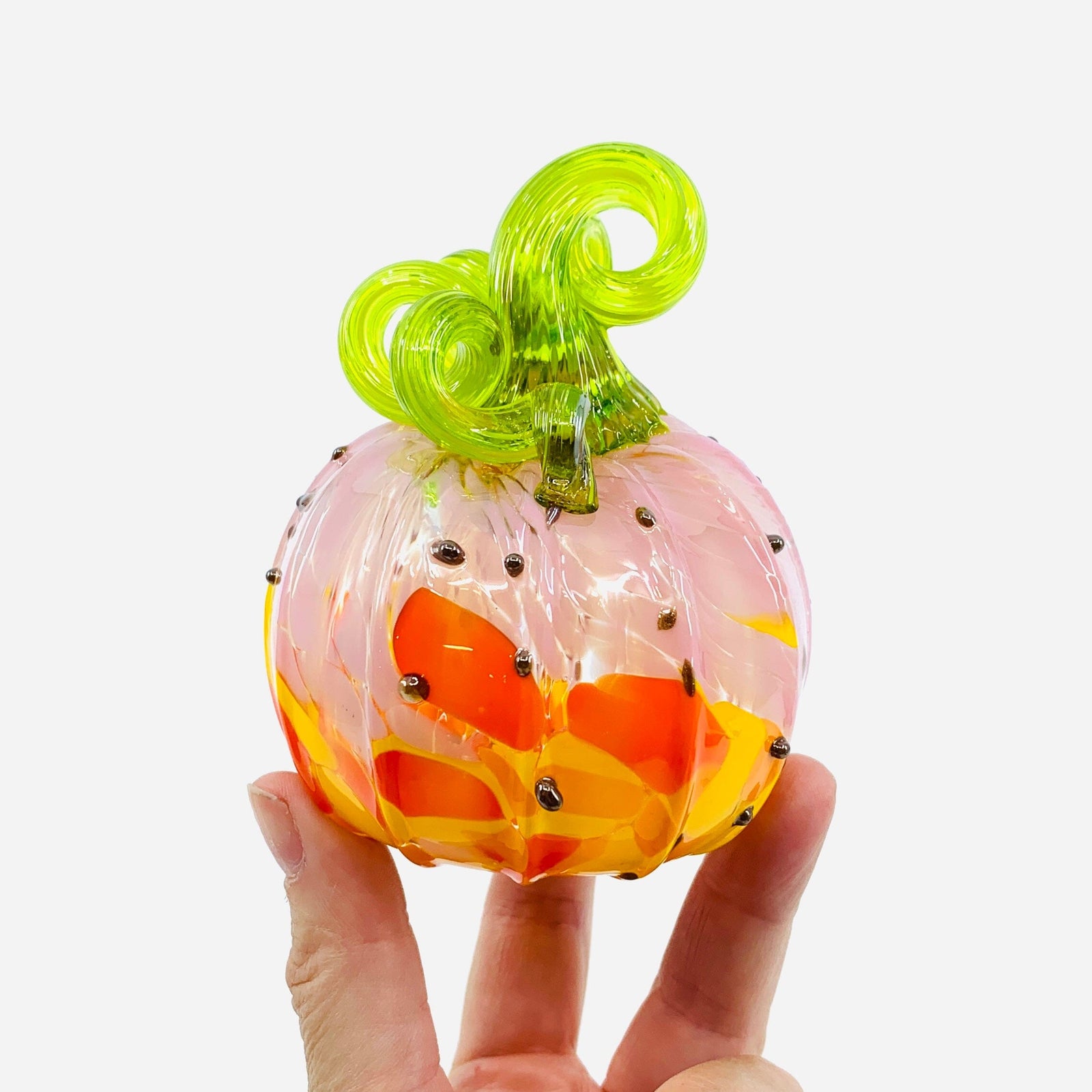 Daily Pumpkin 3616 Mini Gabby Luke Adams Glass Blowing Studio 