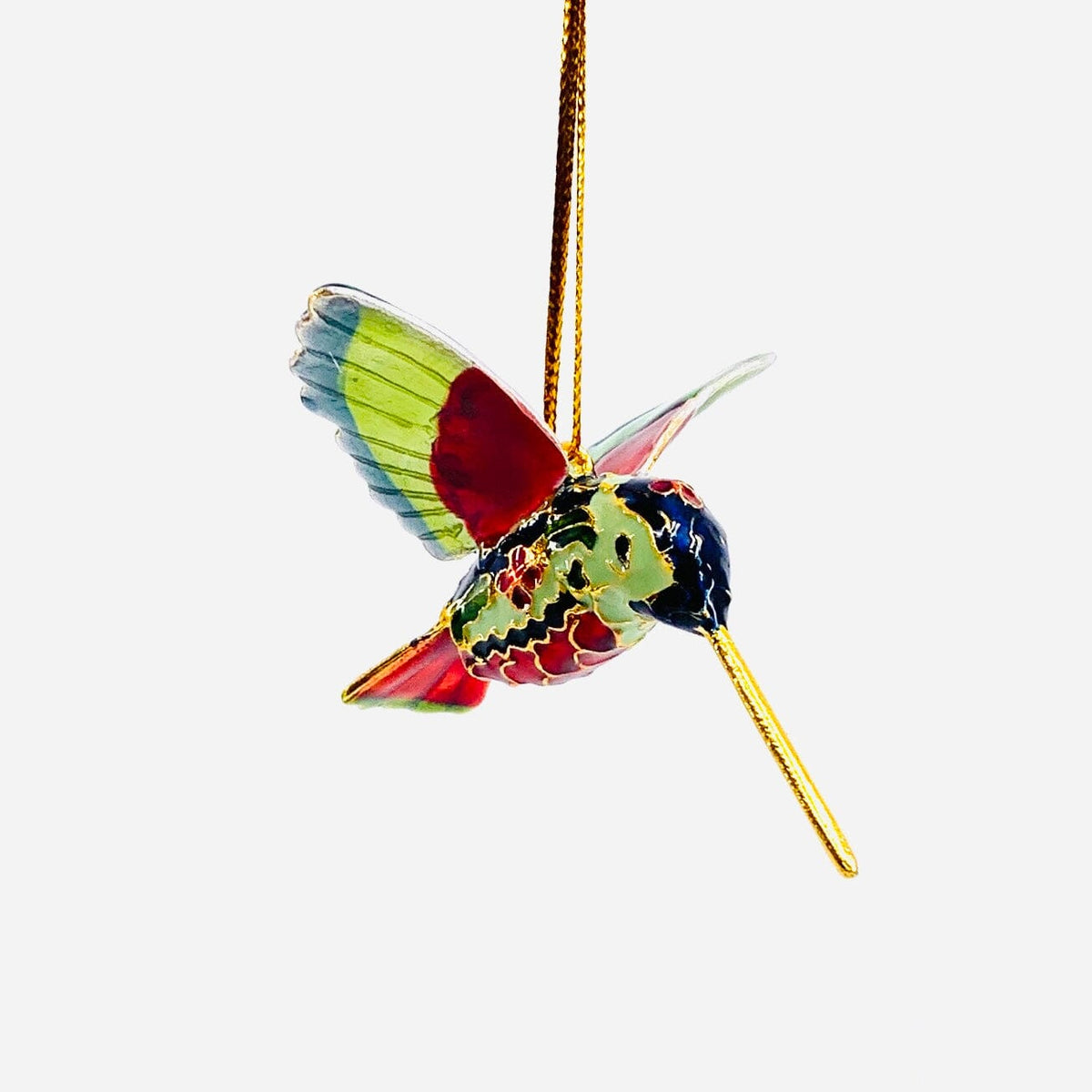Enamel Hummingbird Ornament, 40 Ornament Kubla Craft 