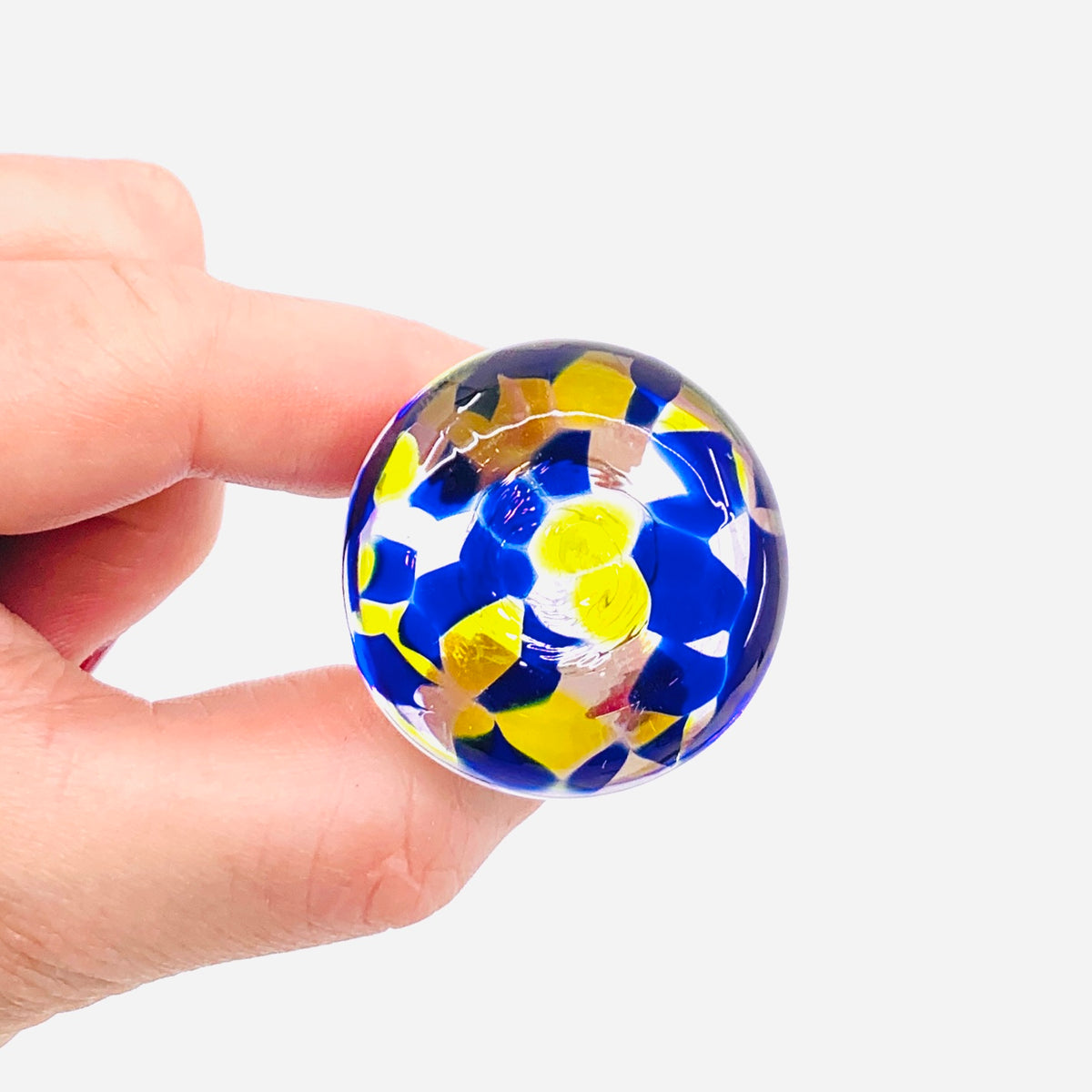 Artisan Glass Ring Holder, 22 Confetti