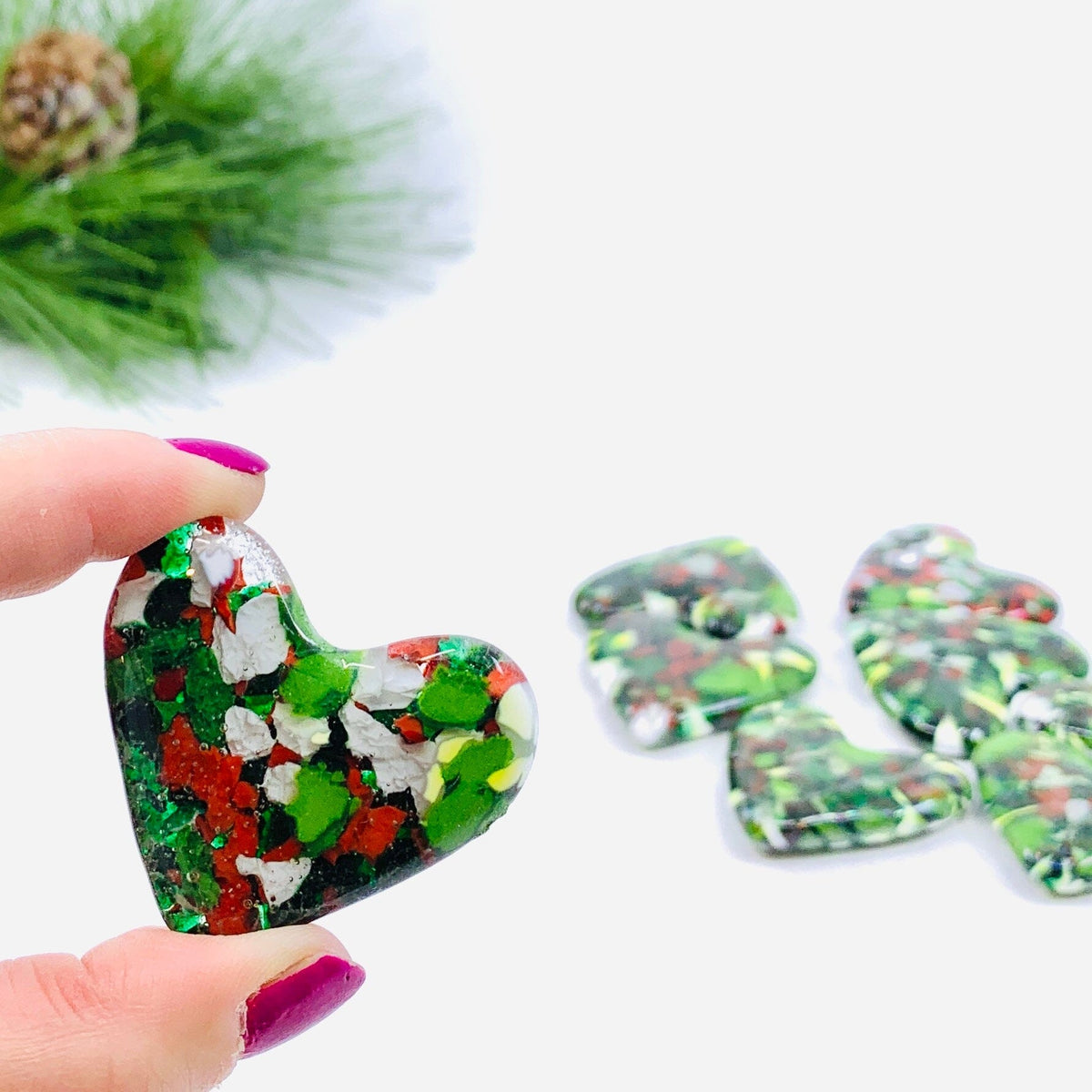Fused Pocket Heart Seconds, Holly Miniature Jean 
