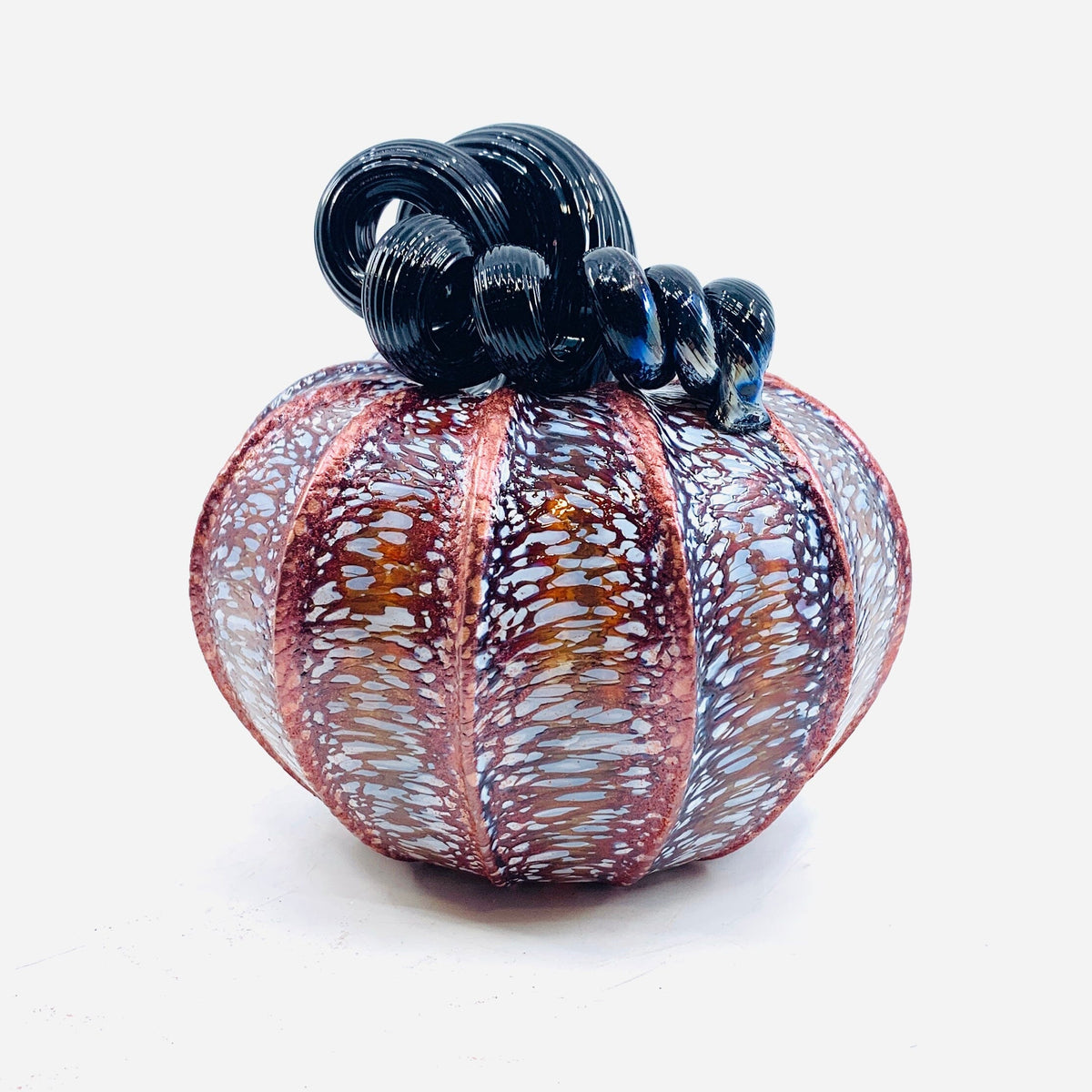 Best Pumpkin of The Day 570 Fall Shimmer Squat Daily Pumpkin Luke Adams Glass Blowing Studio 