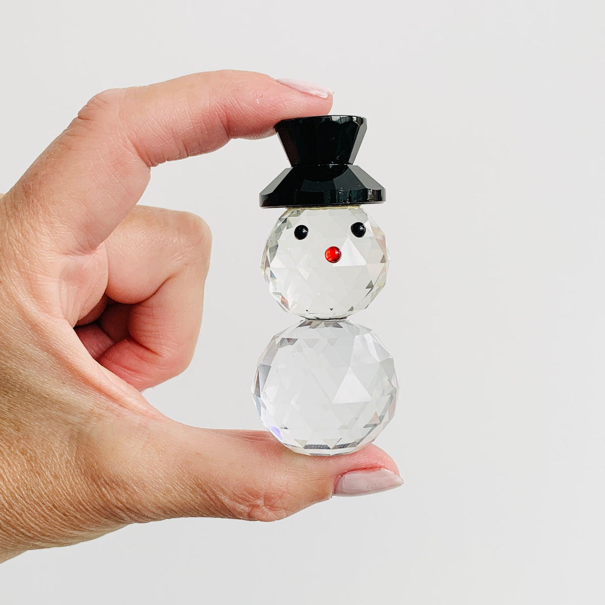 Sparkling Crystal Snowman