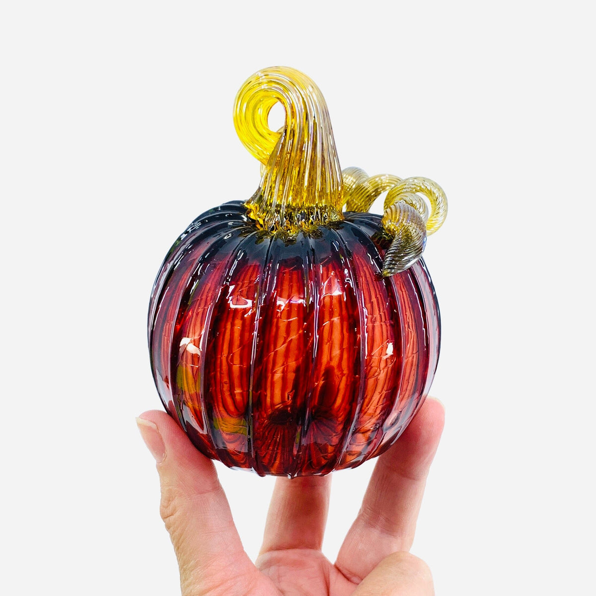 Daily Pumpkin 2627 Mini Gabby Luke Adams Glass Blowing Studio 