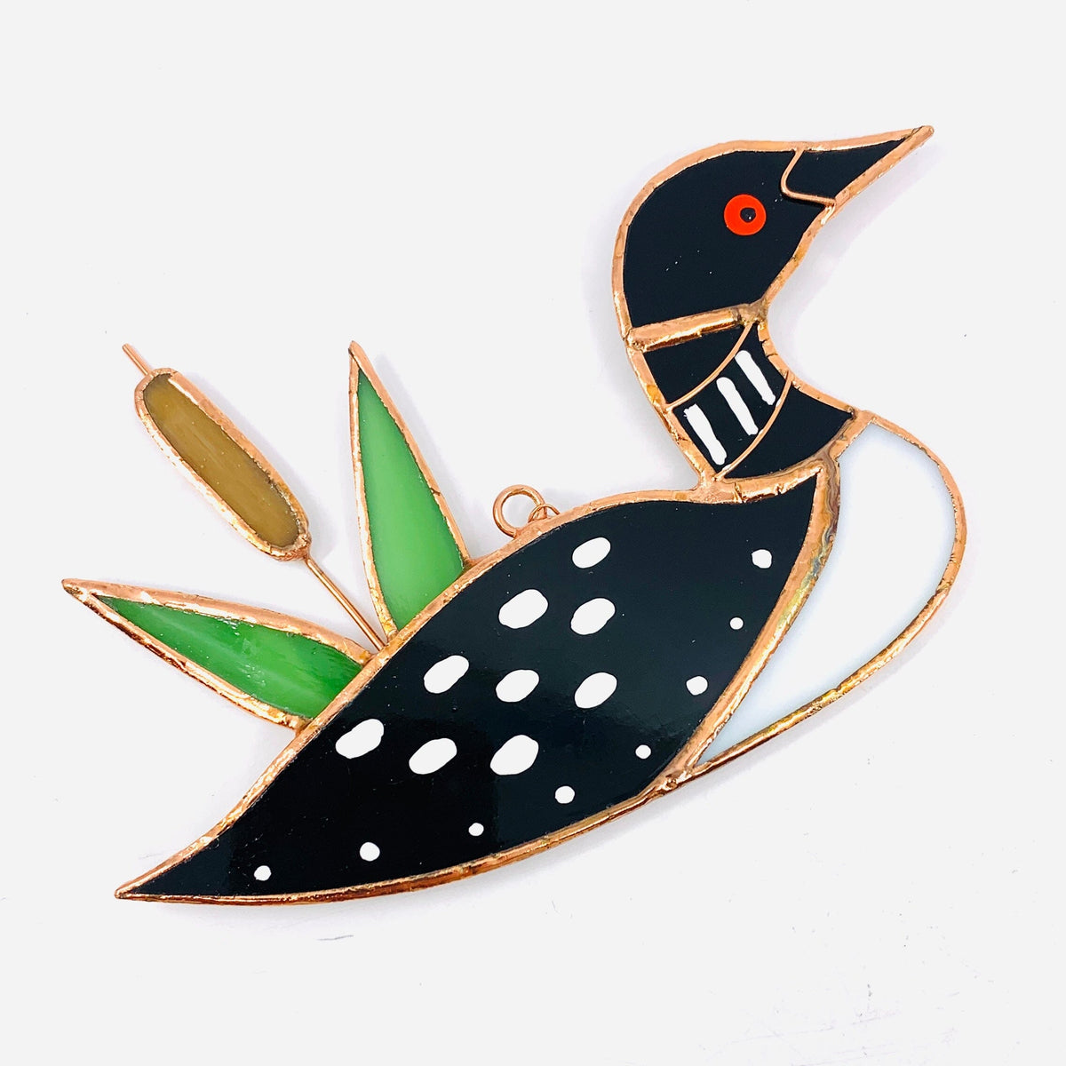 Stained Glass Suncatcher, Loon Decor Gift Essentials 