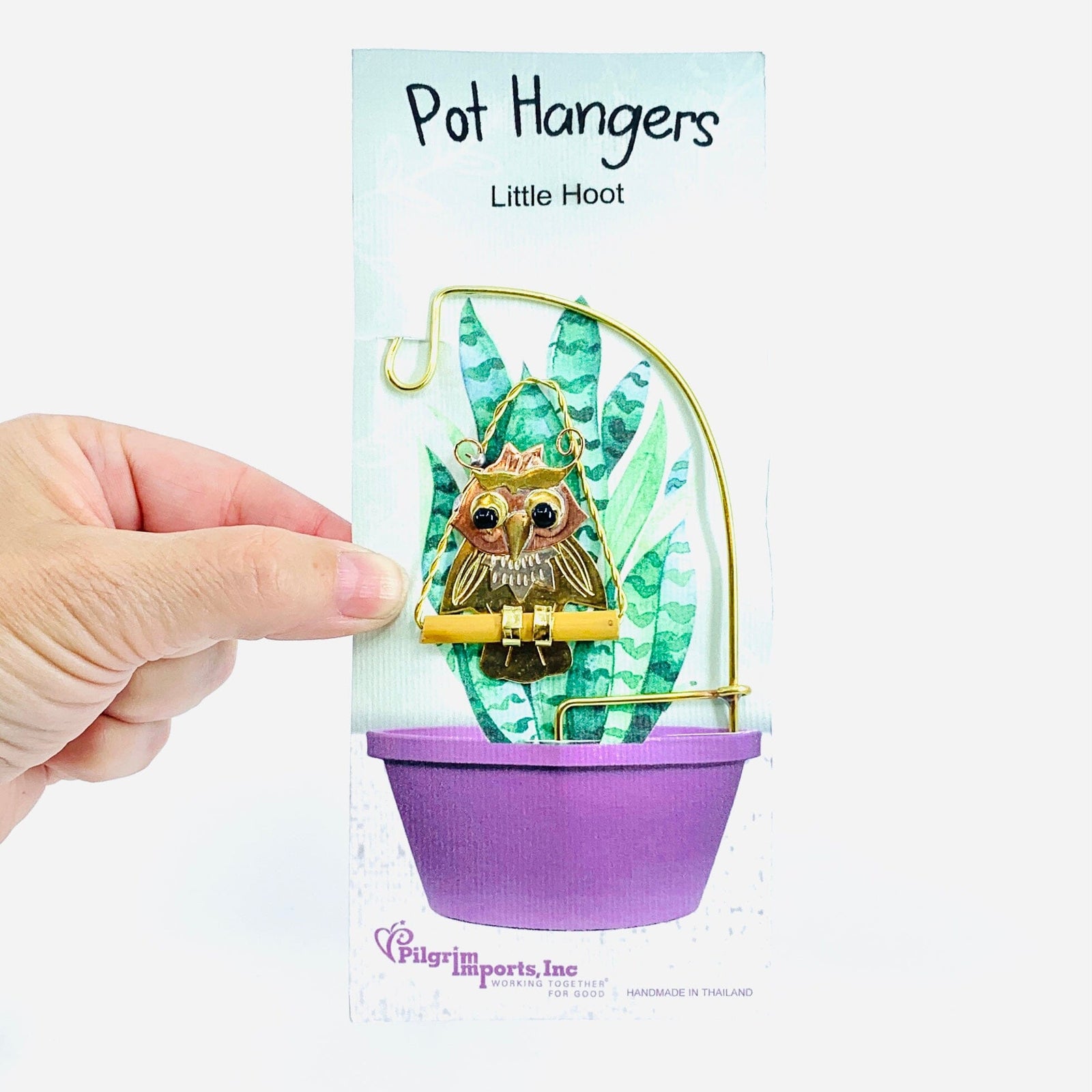 Plant Hangers 11, Little Hoot Miniature Pilgrim Imports 