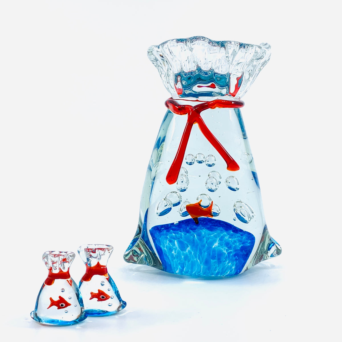 Goldfish in a Bag Paperweight