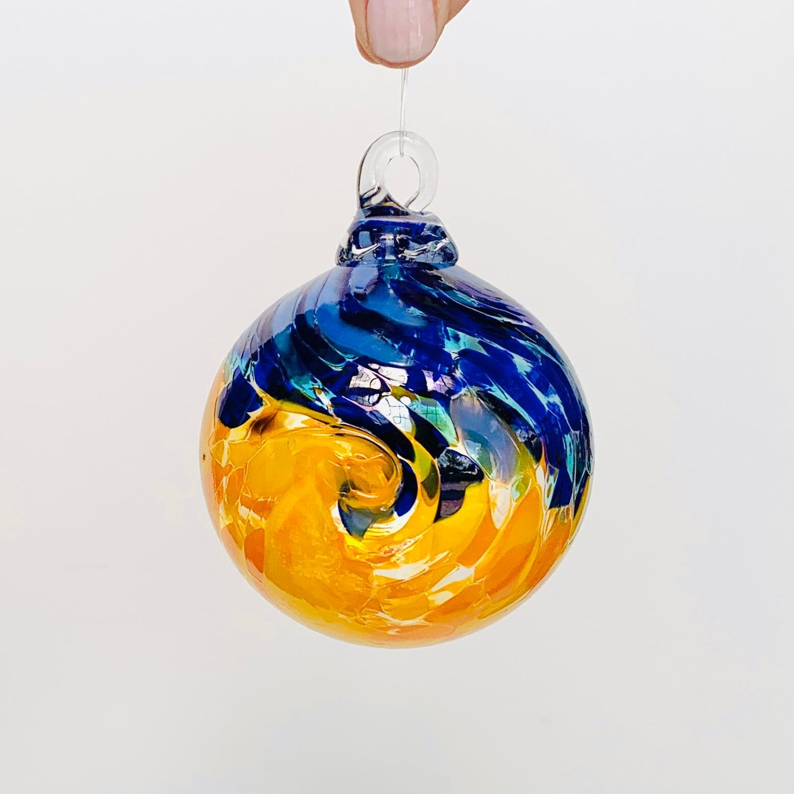 Mini Ornament, Starry Night - Luke Adams Glass Blowing Studio