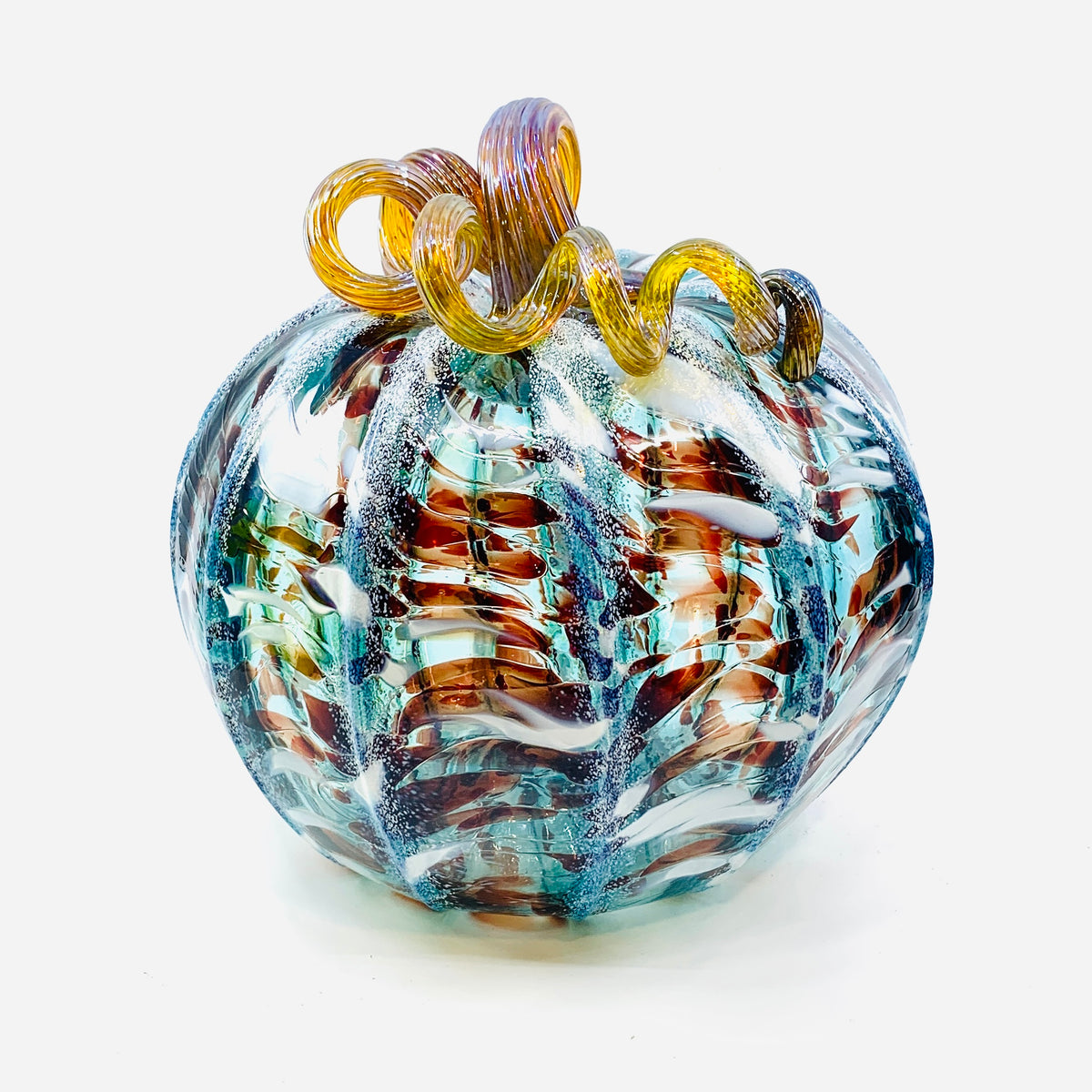 Daily Pumpkin 2289 Signed by Luke Adams - Gold Stem Winter Frost Large