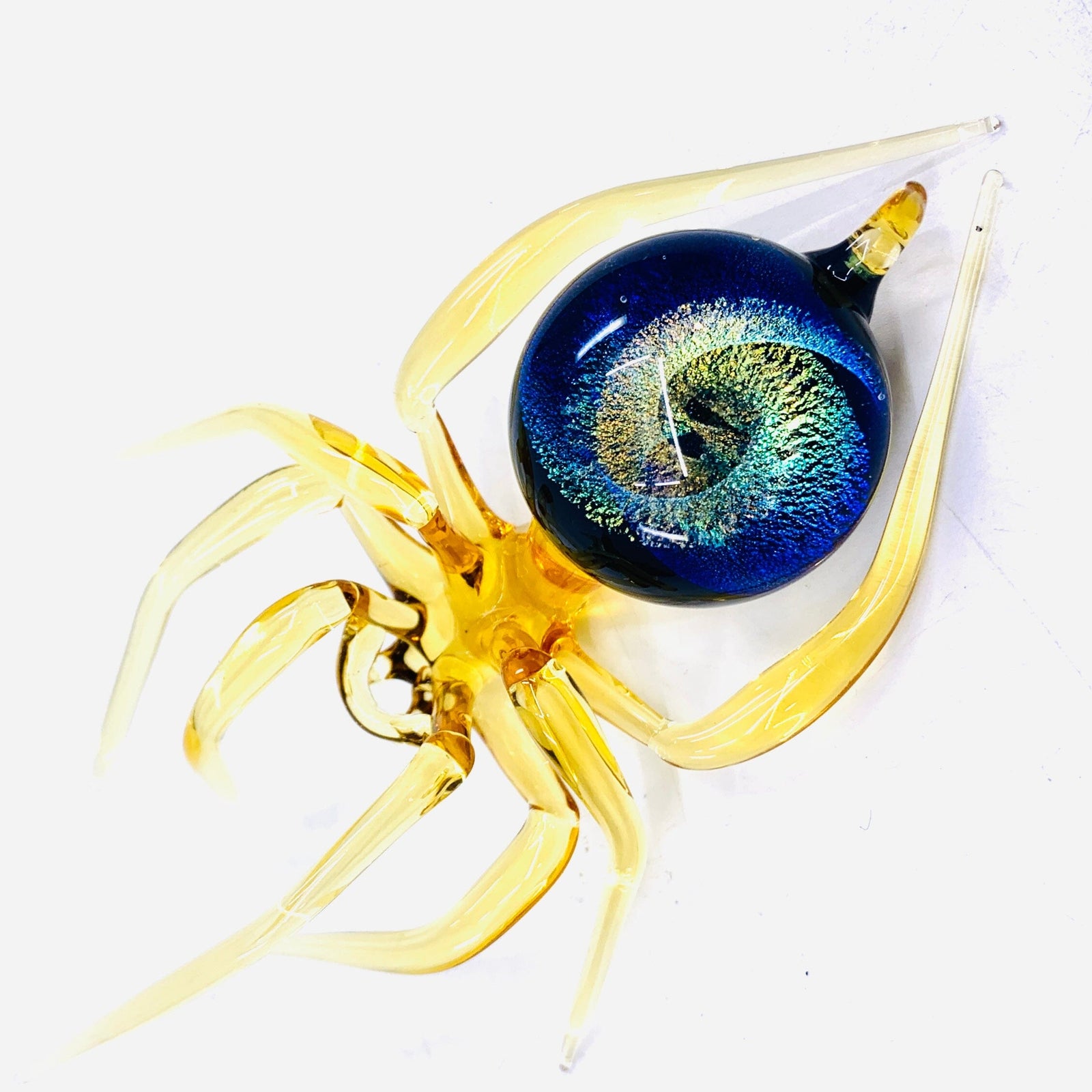 Glass Galaxy Spider Ornament, 57 Ornament WGK Glass Art Inc 