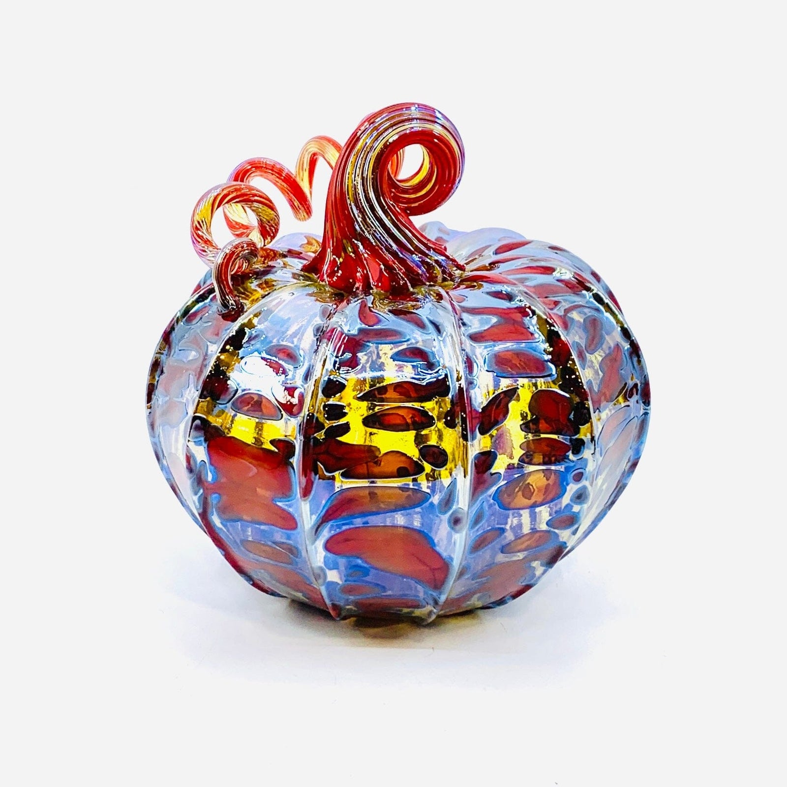 Daily Pumpkin 3014 Fall Squat Gabby Luke Adams Glass Blowing Studio 