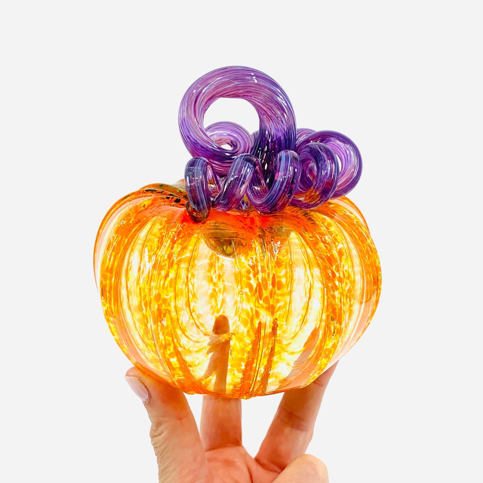 Daily Pumpkin 770 Squat Gabby Luke Adams Glass Blowing Studio 