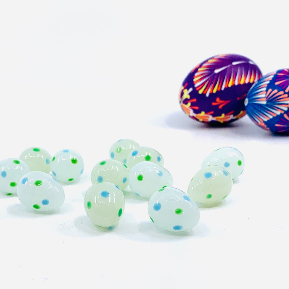Mini Glass Egg, Mint Miniature Amazon 