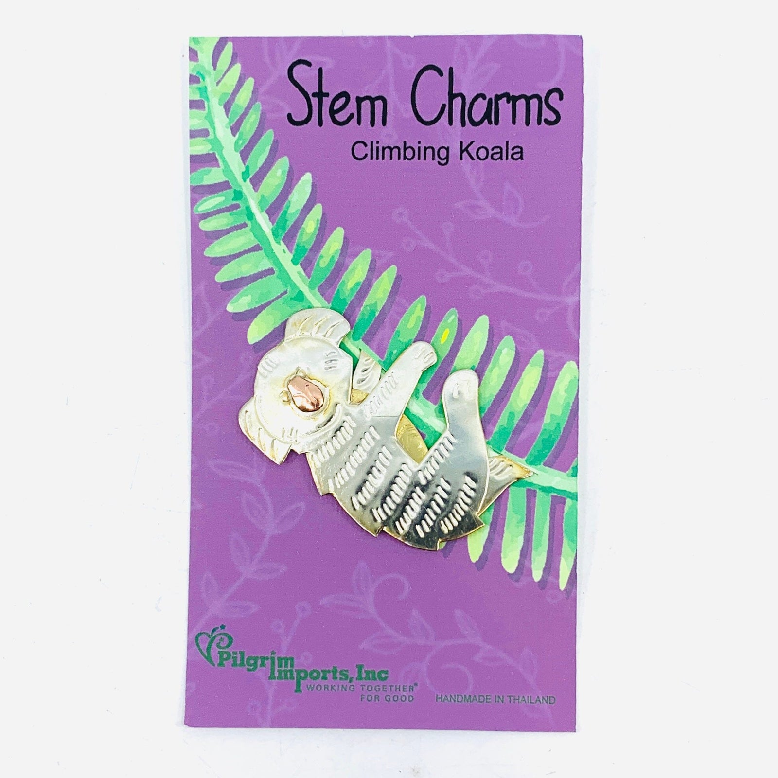 Stem Charms 6, Climbing Koala Miniature Pilgrim Imports 