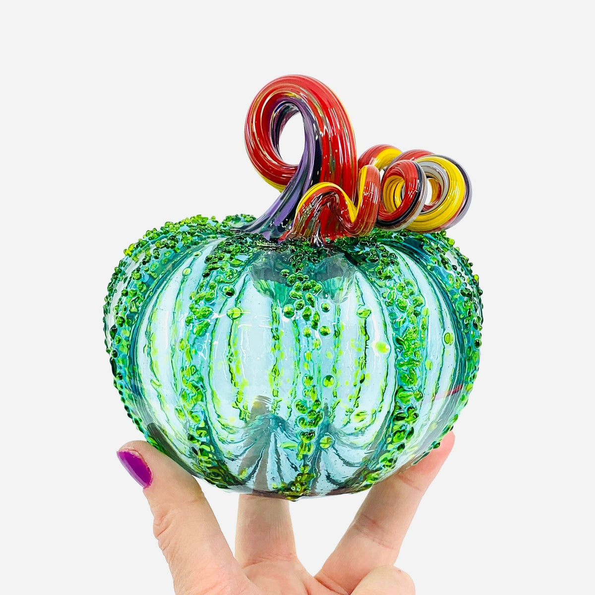 Daily Pumpkin 3026 Squat Gabby Luke Adams Glass Blowing Studio 