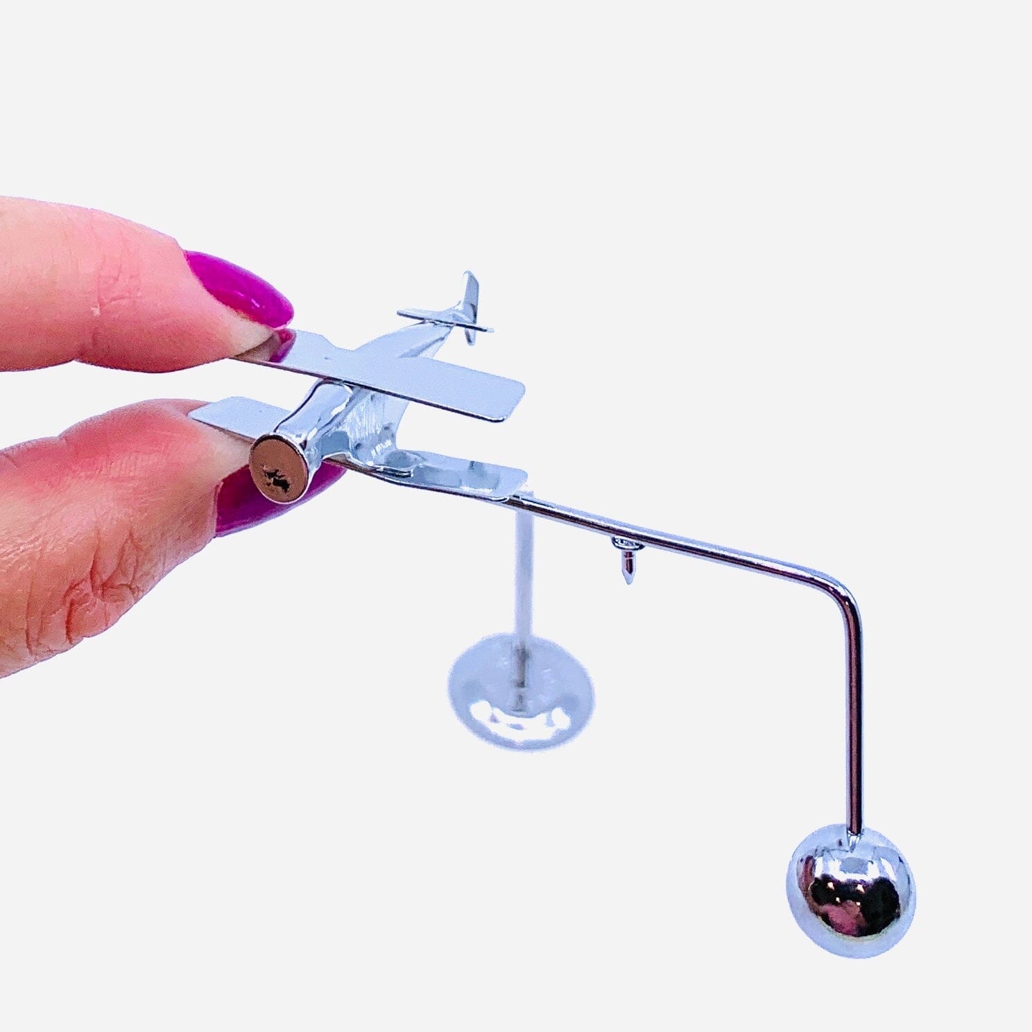 Kinetic Balance Figure 3, Airplane Miniature Golden Island INT'L INC 