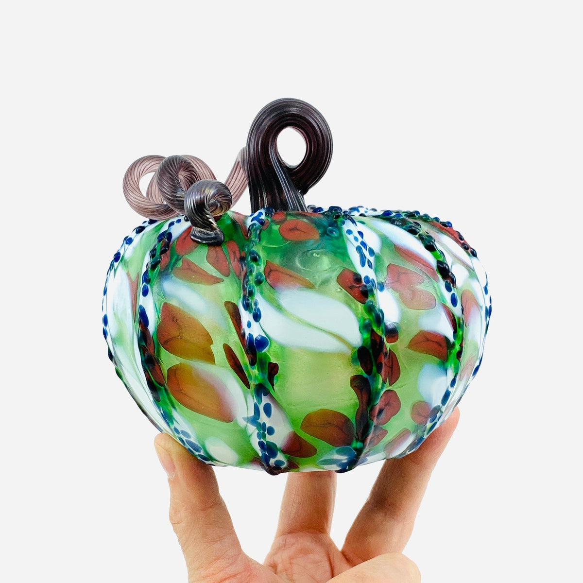 Daily Pumpkin 439 Matte Squat Gabby Luke Adams Glass Blowing Studio 