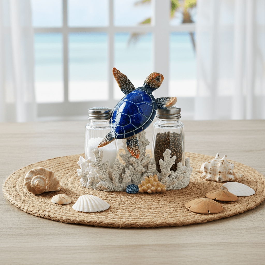 Coral Reef Salt and Pepper Shaker Chesapeake Bay 