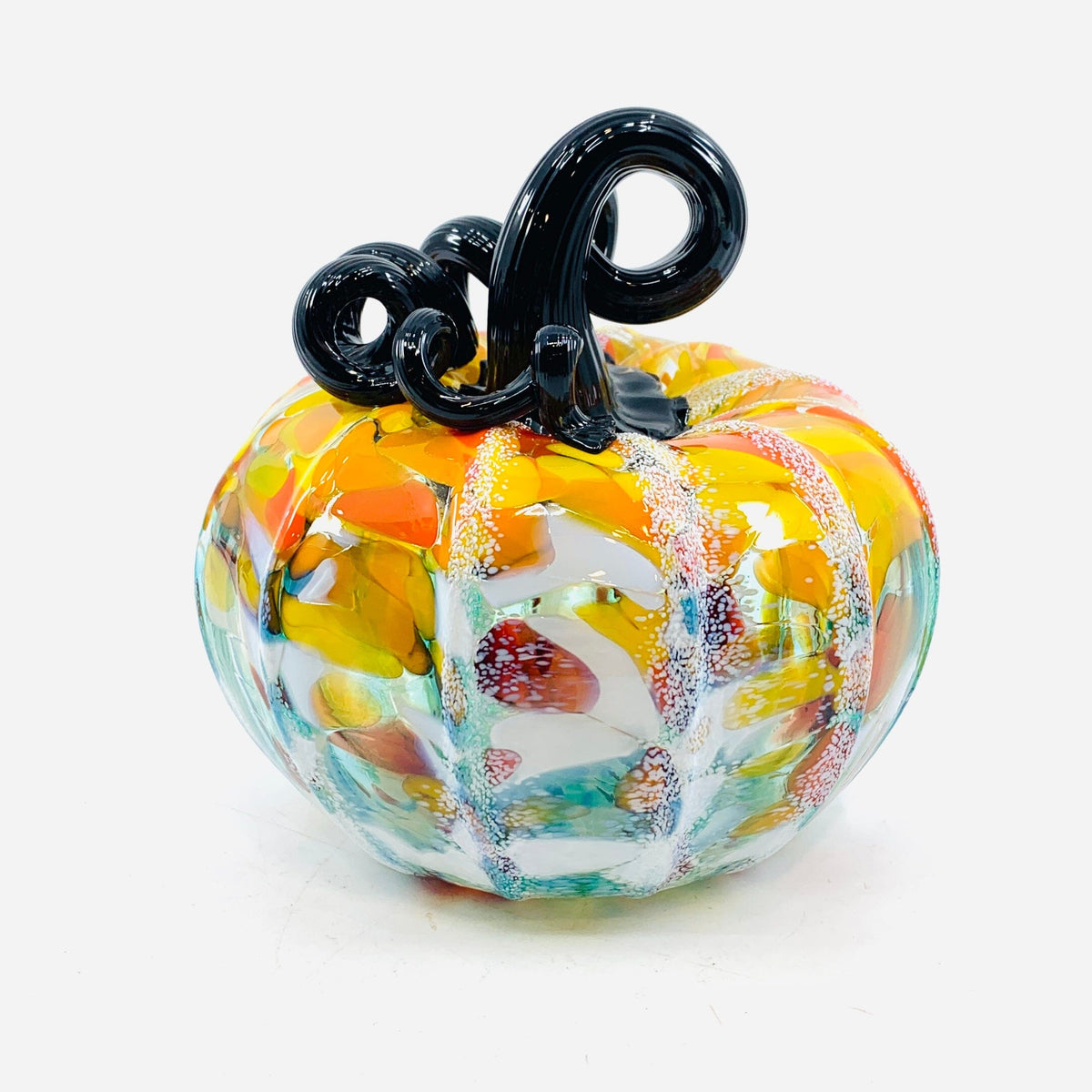 Daily Pumpkin 1188 Squat Daily Pumpkin Luke Adams Glass Blowing Studio 