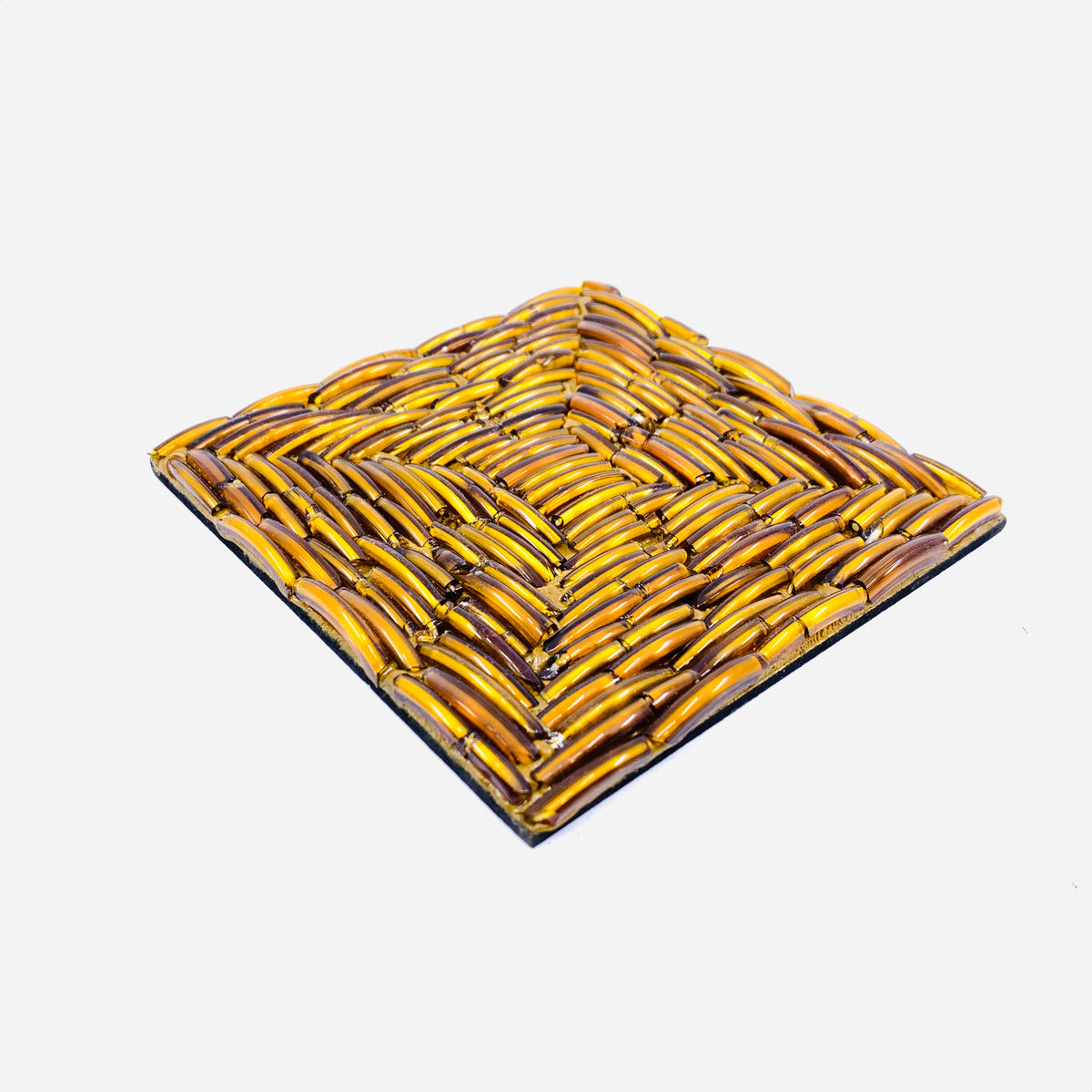 Recycled Glass Coaster, Bronze