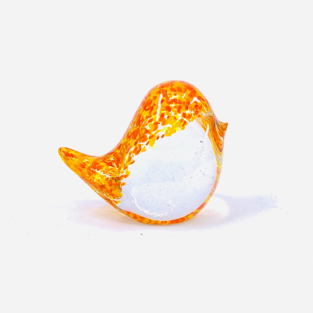 Little Glass Bird, Sunshine Confetti Miniature Henrietta Glass 