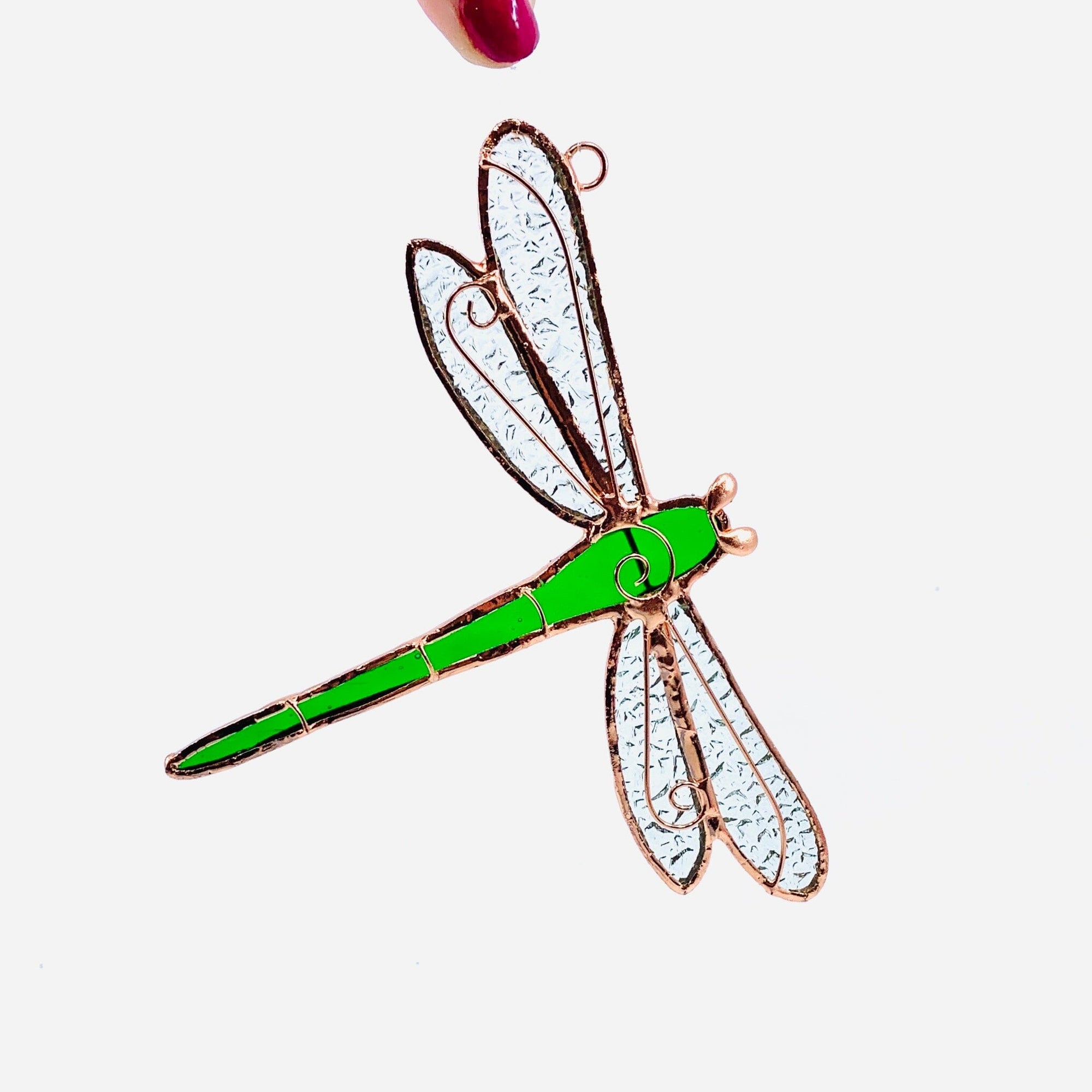 Stained Glass Suncatcher, Dragonfly Decor Gift Essentials 
