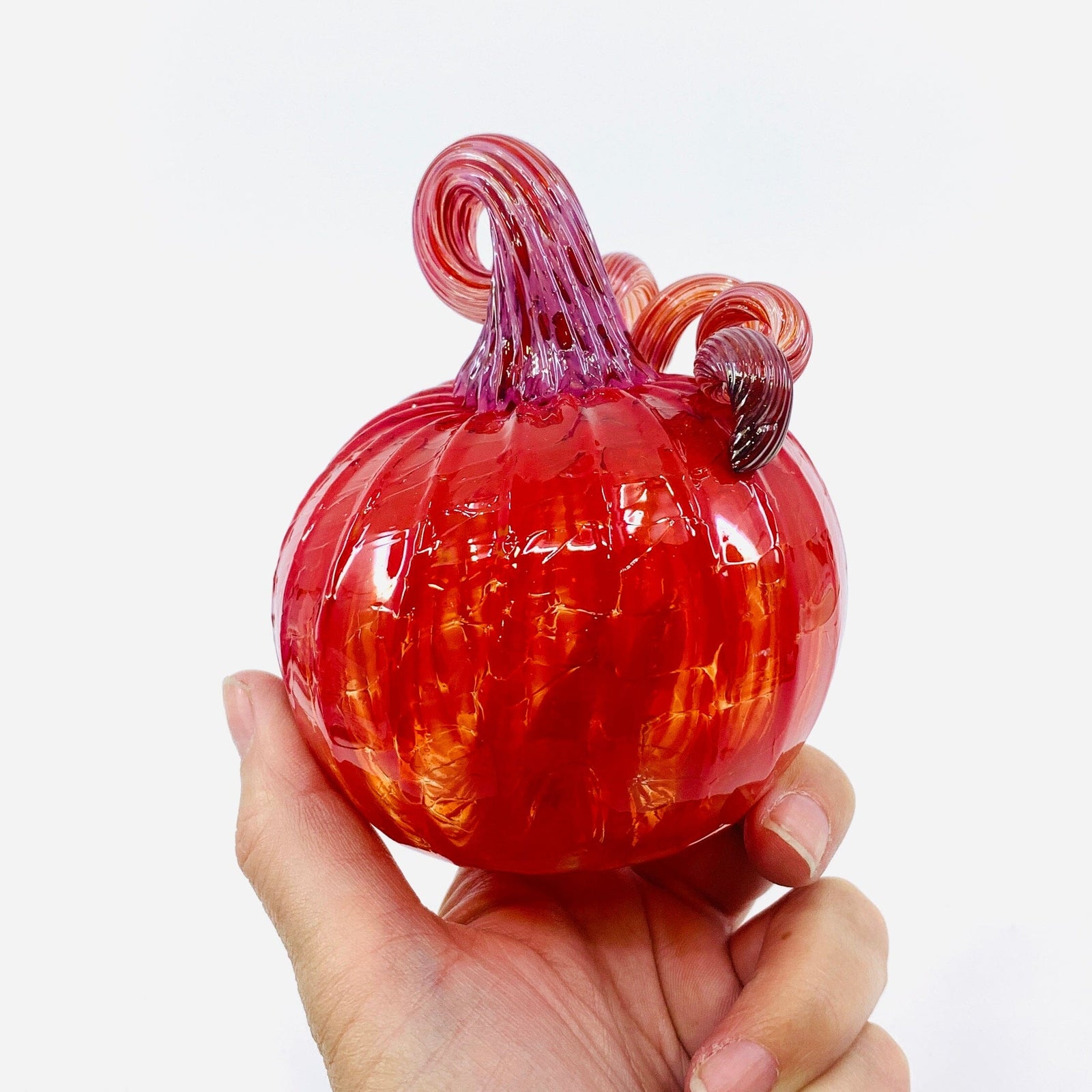 Daily Pumpkin 2409 Mini Gabby Luke Adams Glass Blowing Studio 