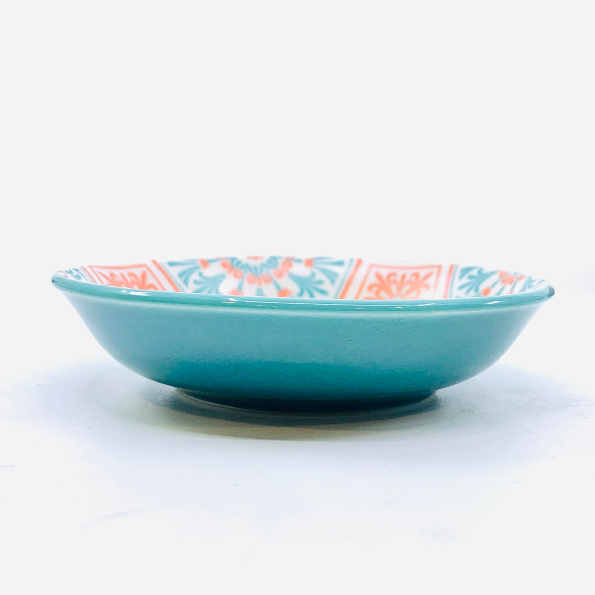 Patterned Porcelain Dipping Bowl 6, Teal