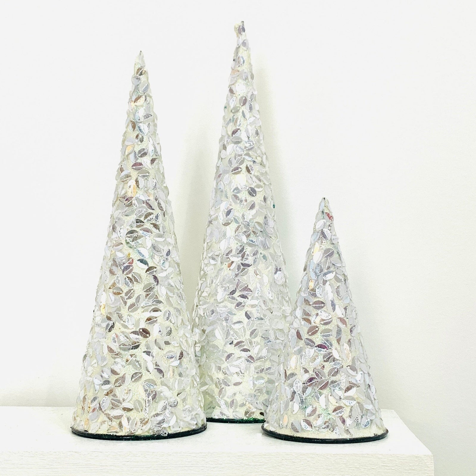 Beaded Holiday Trees Diamond Star 