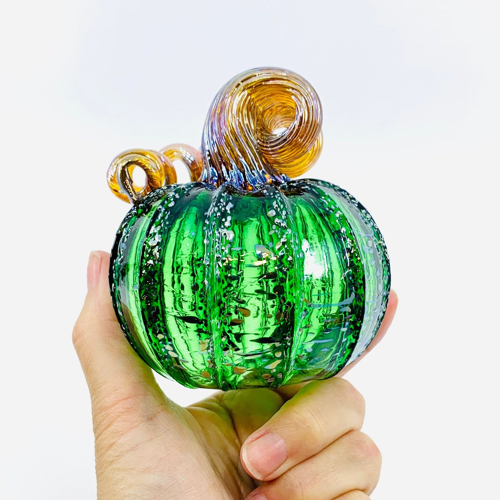 Daily Pumpkin 2873 Mini Gabby Luke Adams Glass Blowing Studio 