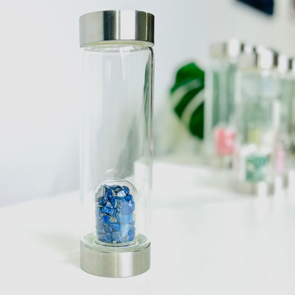 Gemstone Water Bottle, Lapis Lazuli