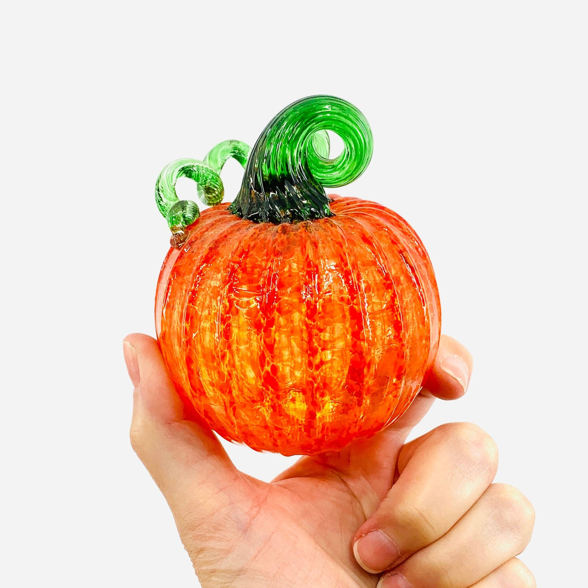 Daily Pumpkin 1722 Mini Gabby Luke Adams Glass Blowing Studio 