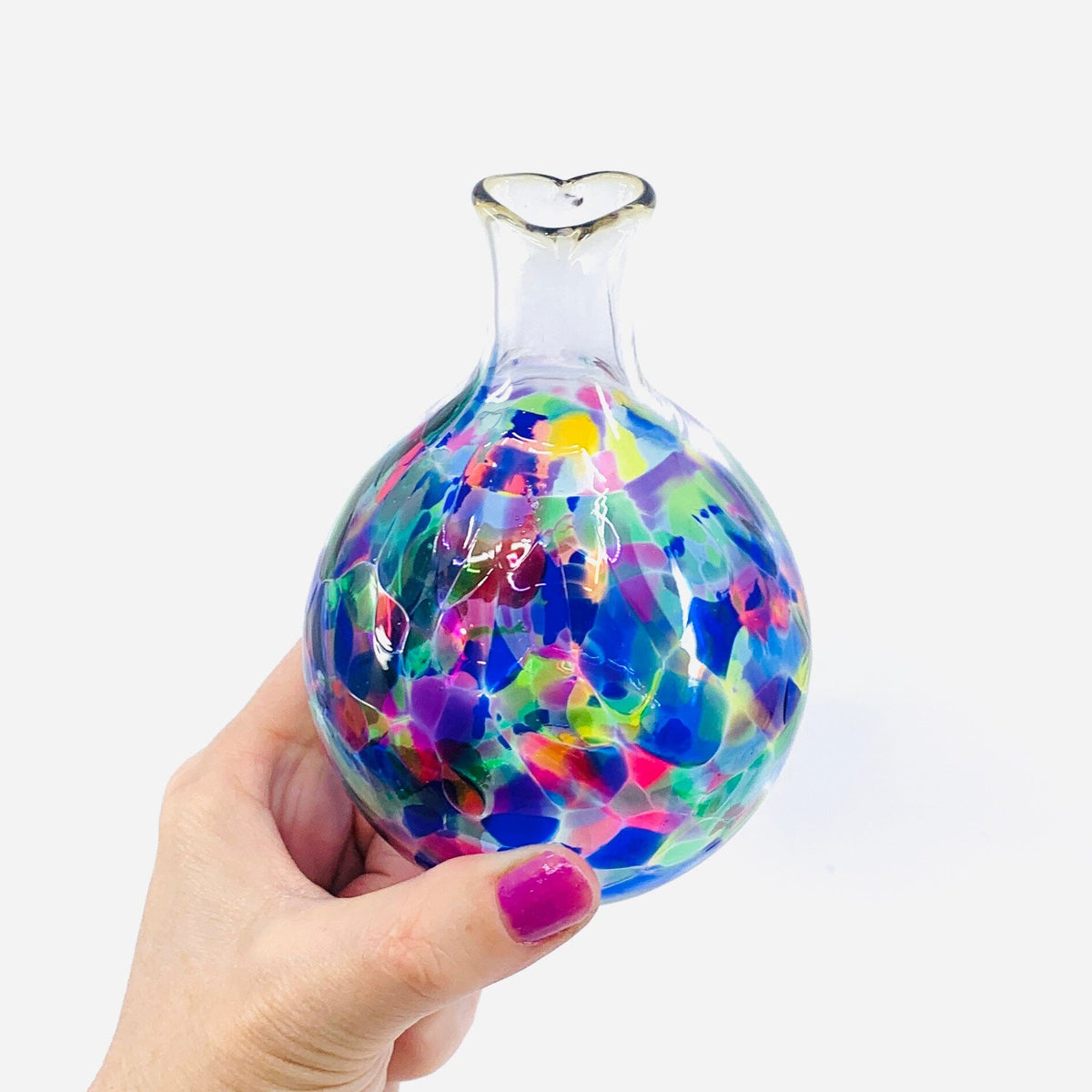 Daily Pumpkin 3567 Heart Vase Gabby Henrietta Glass 