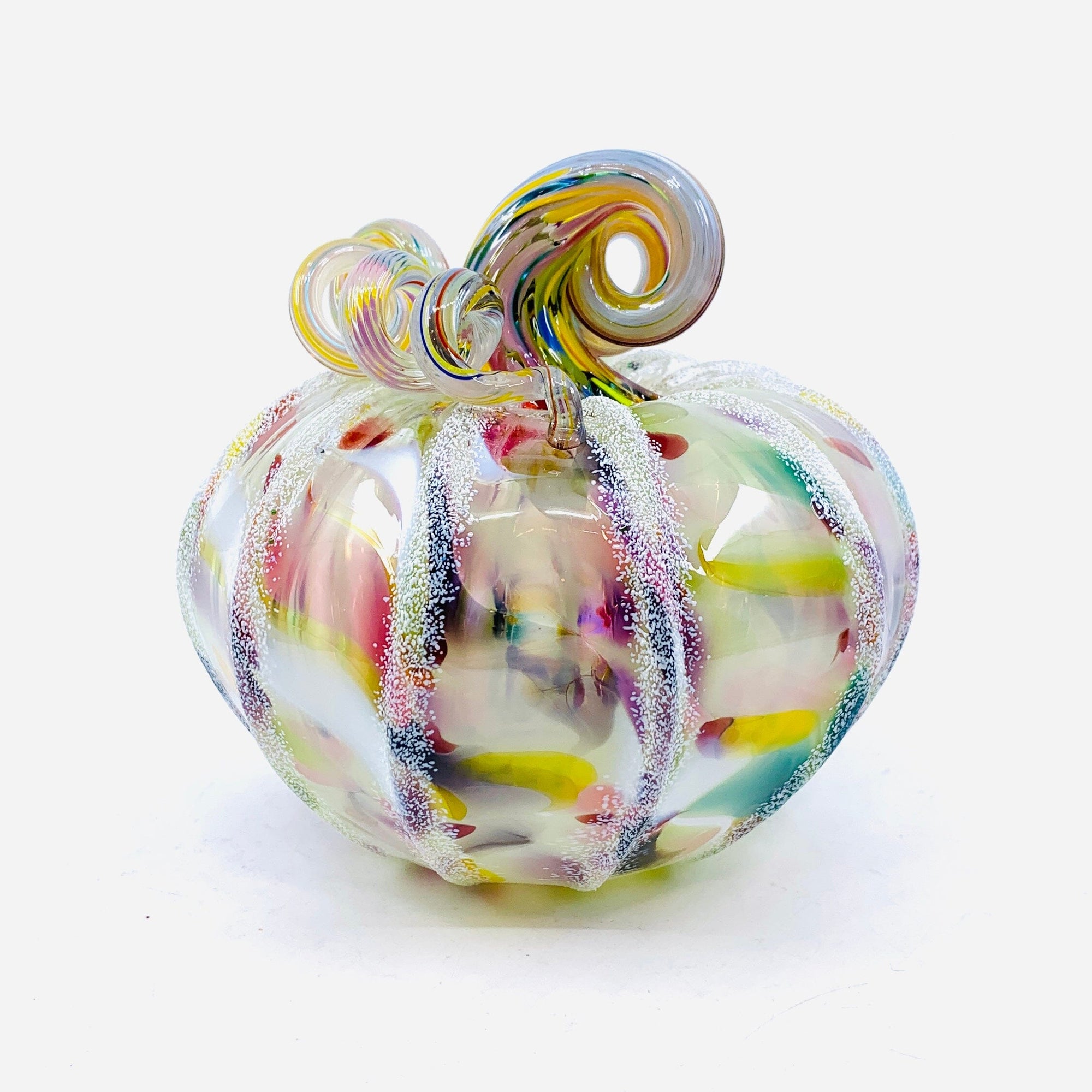 Daily Pumpkin 1729 Holiday Snowfall Squat Gabby Luke Adams Glass Blowing Studio 