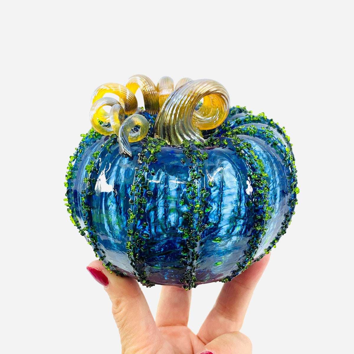 Daily Pumpkin 1999 Squat Gabby Luke Adams Glass Blowing Studio 