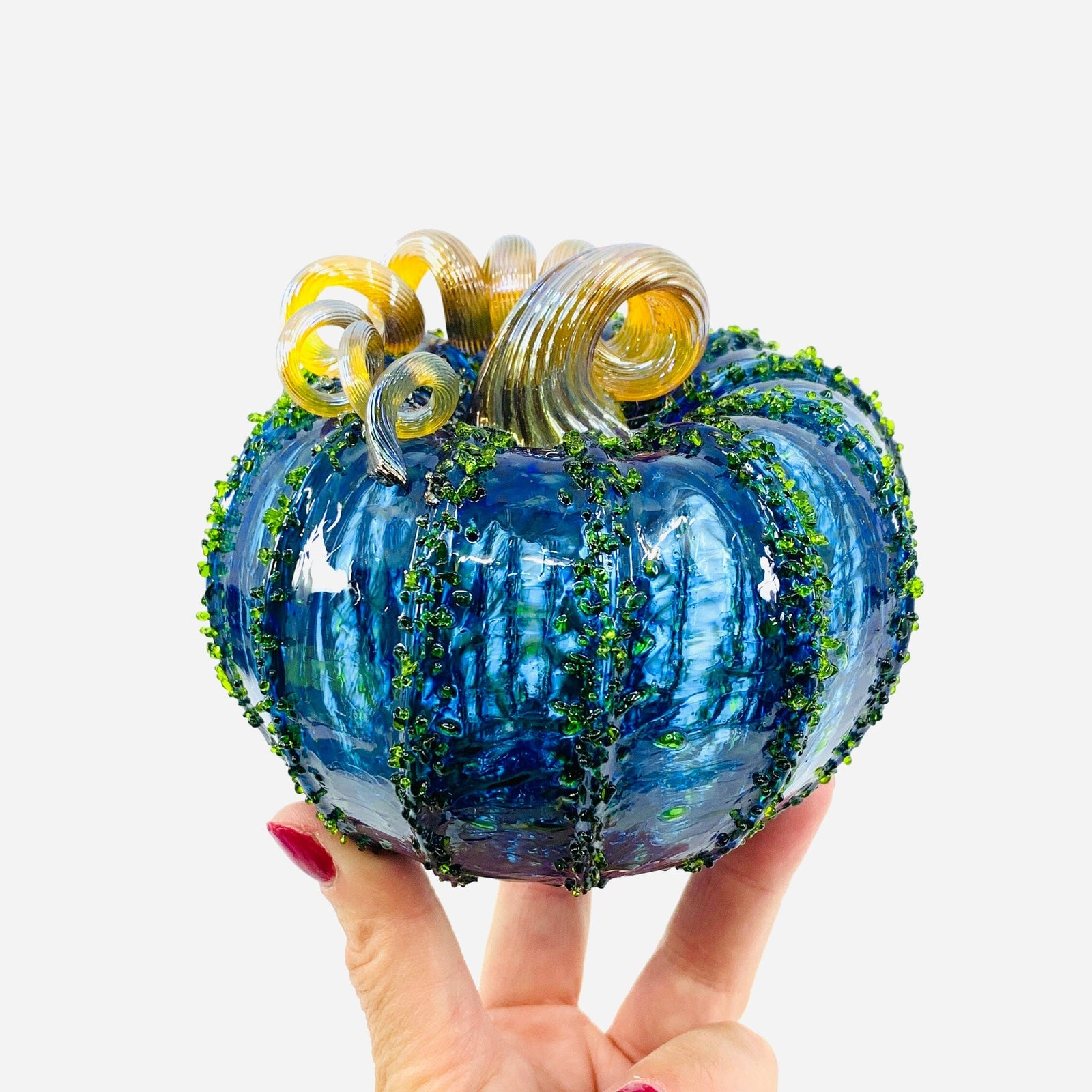 Daily Pumpkin 1999 Squat Gabby Luke Adams Glass Blowing Studio 