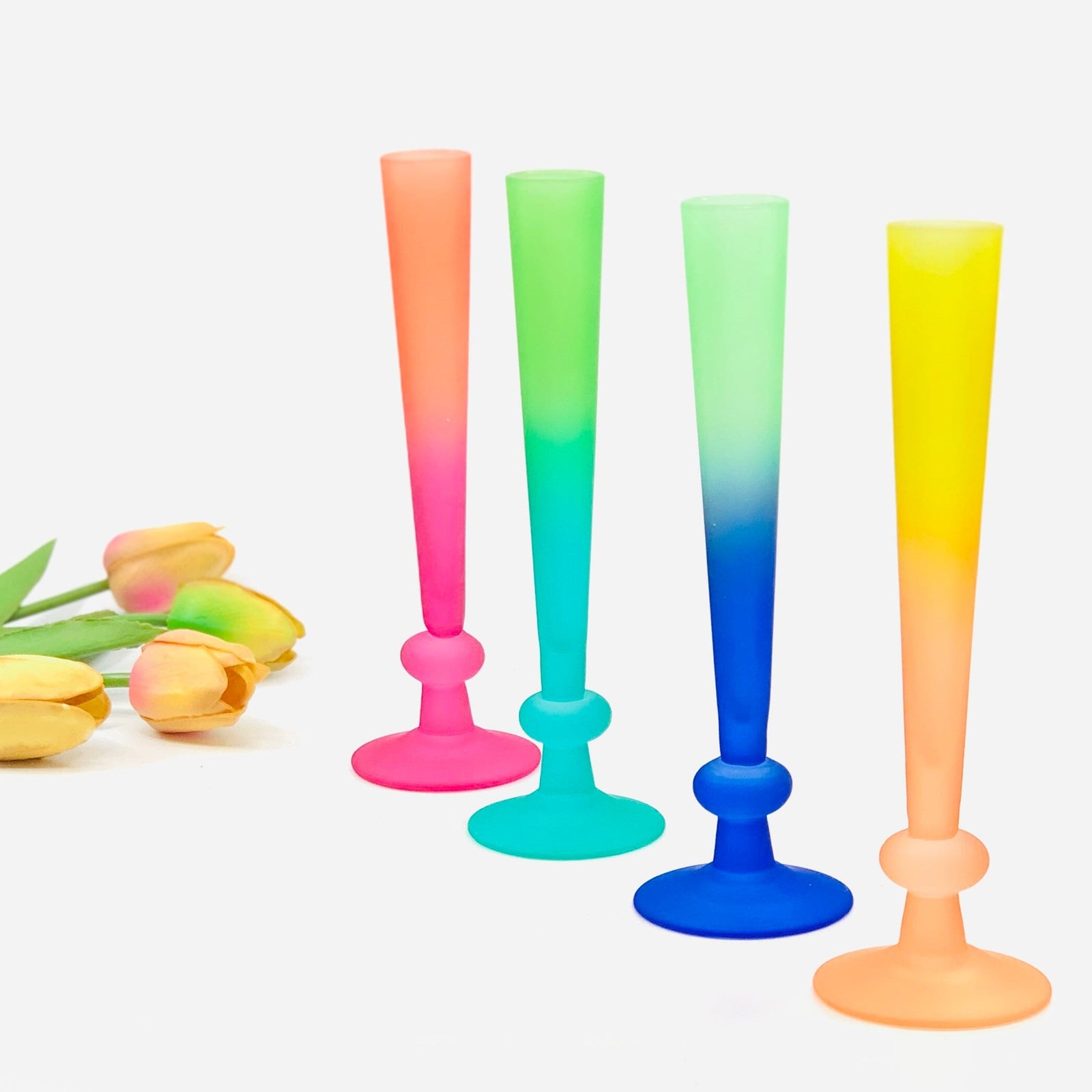 Rainbow Ombre Bud Vases-1 One Hundred 80 Degrees 