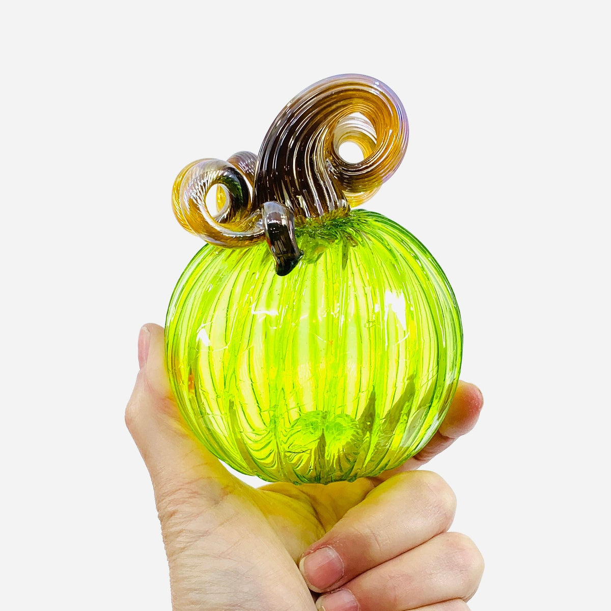 Daily Pumpkin 1732 Mini Gabby Luke Adams Glass Blowing Studio 